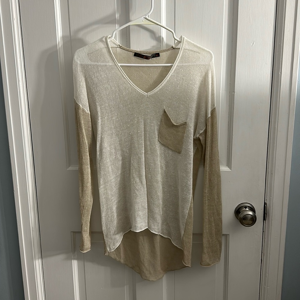 Sheer sweater
